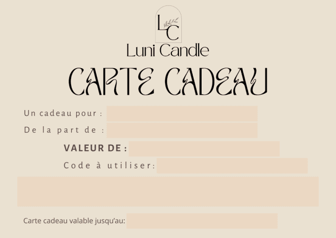 Carte cadeau 