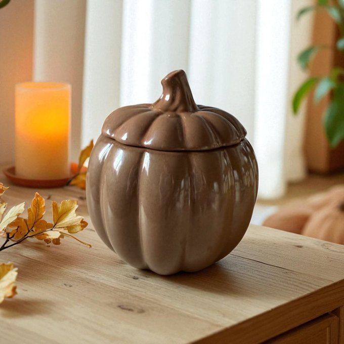 Pumpkin candle - Marron