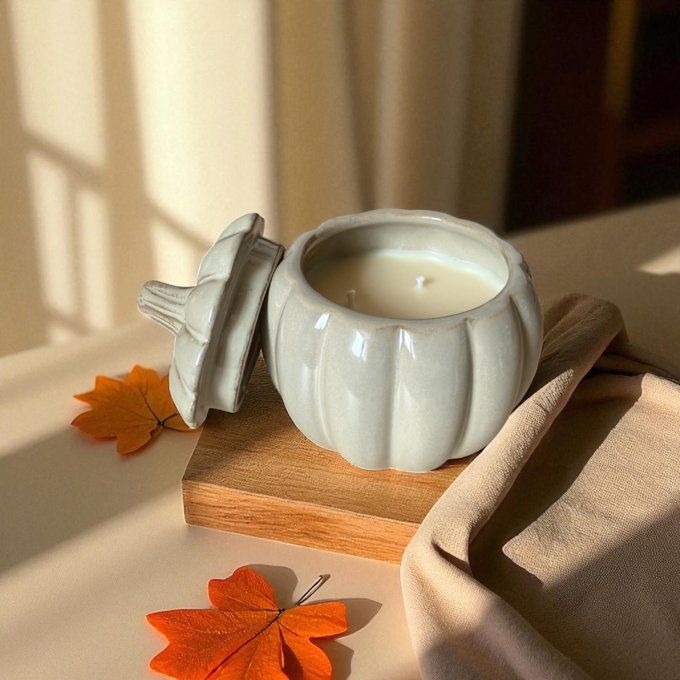 Pumpkin candle - Crème 