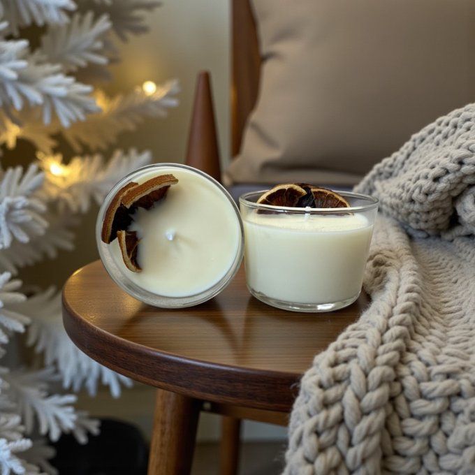 Bougie orange épicée 